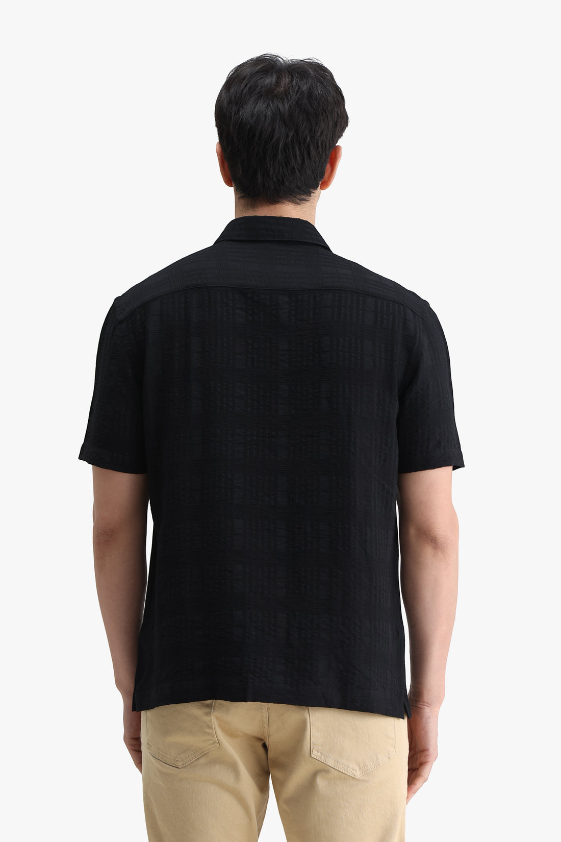 Viscose Blend Solid Shirt