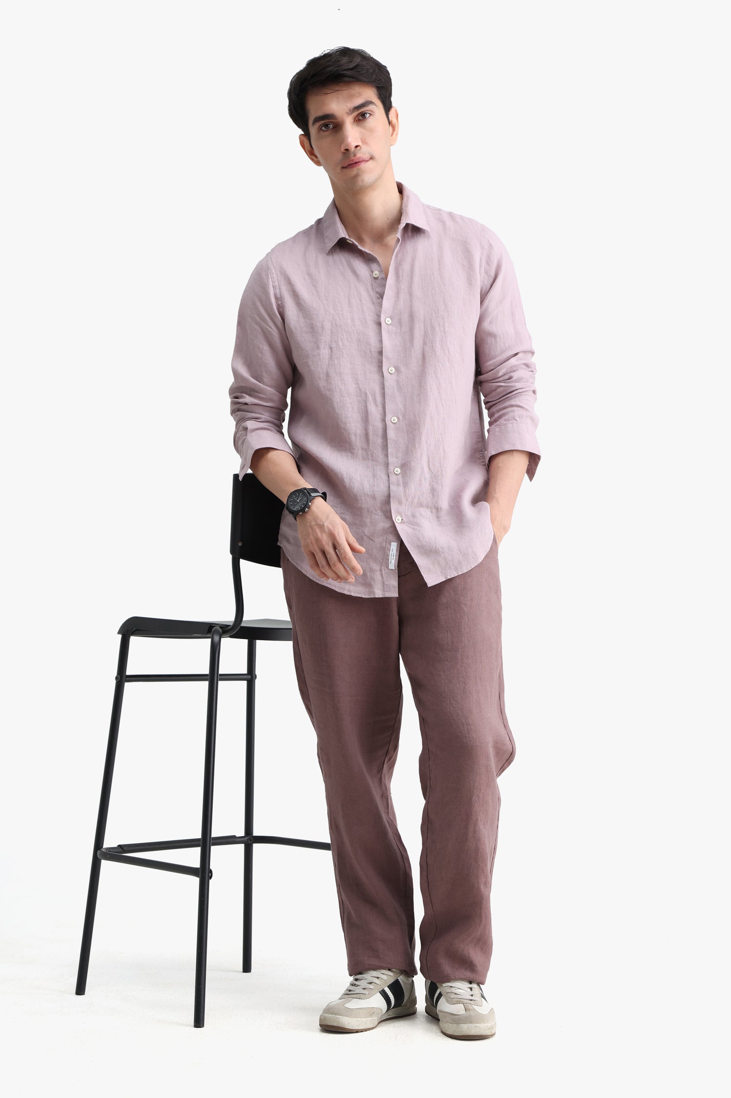 100% PURE LINEN FULL SLEEVE SHIRT