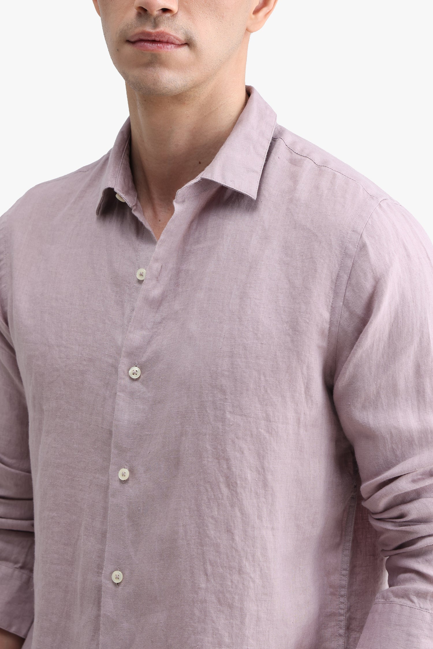 100% PURE LINEN FULL SLEEVE SHIRT