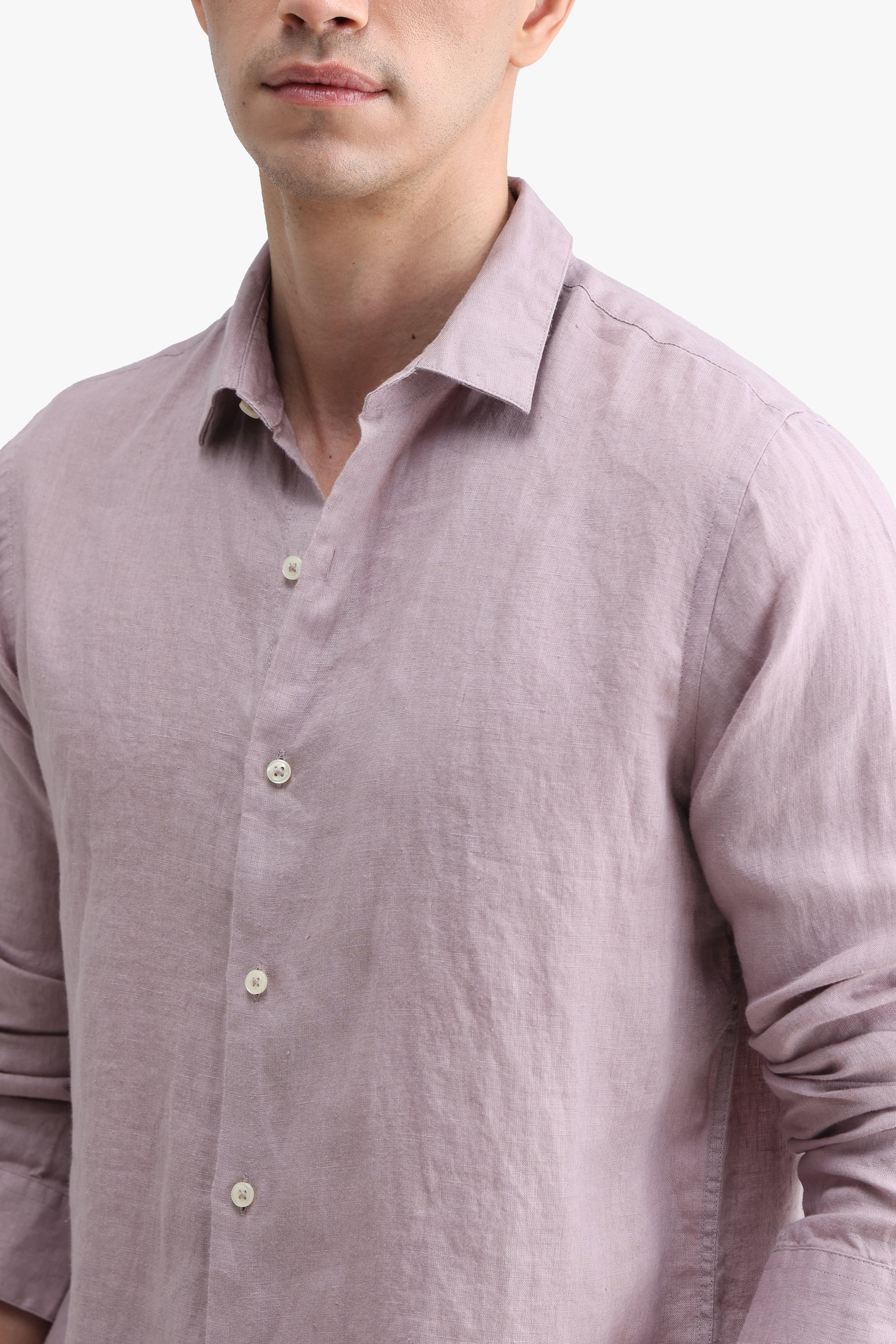 100% PURE LINEN FULL SLEEVE SHIRT