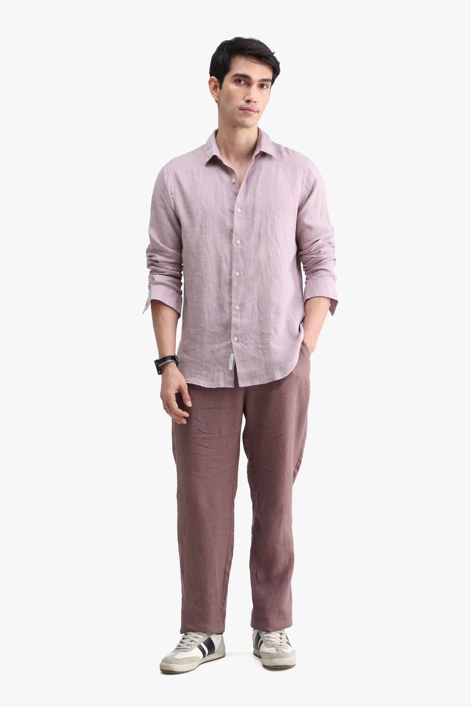100% PURE LINEN FULL SLEEVE SHIRT