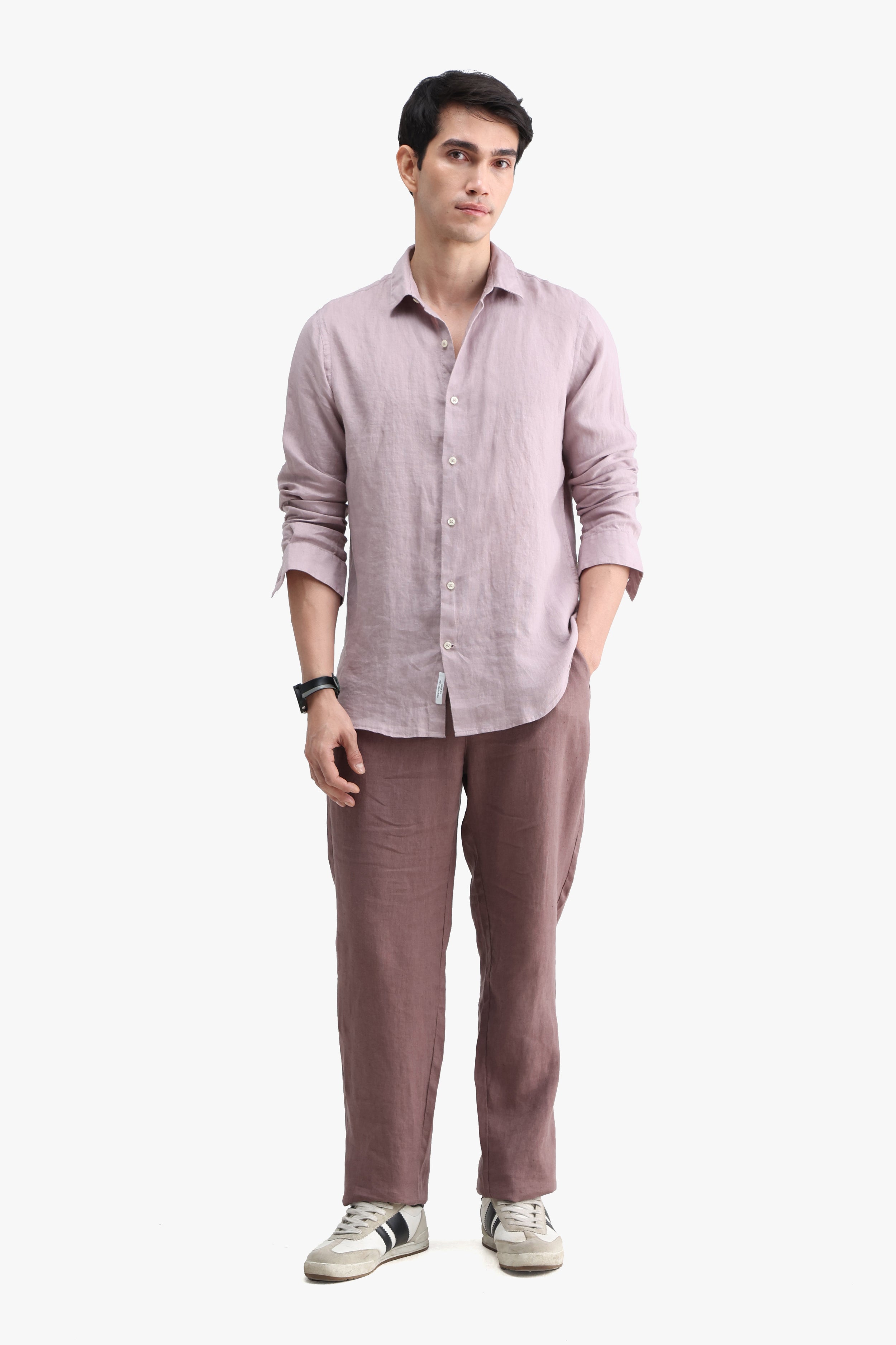 100% PURE LINEN FULL SLEEVE SHIRT