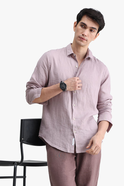 100% PURE LINEN FULL SLEEVE SHIRT