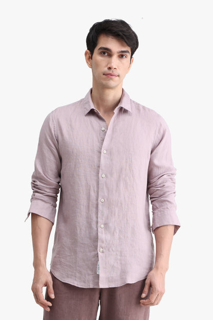 100% PURE LINEN FULL SLEEVE SHIRT