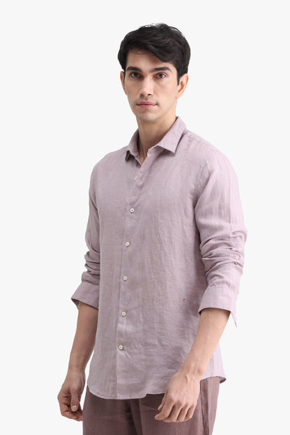 100% PURE LINEN FULL SLEEVE SHIRT