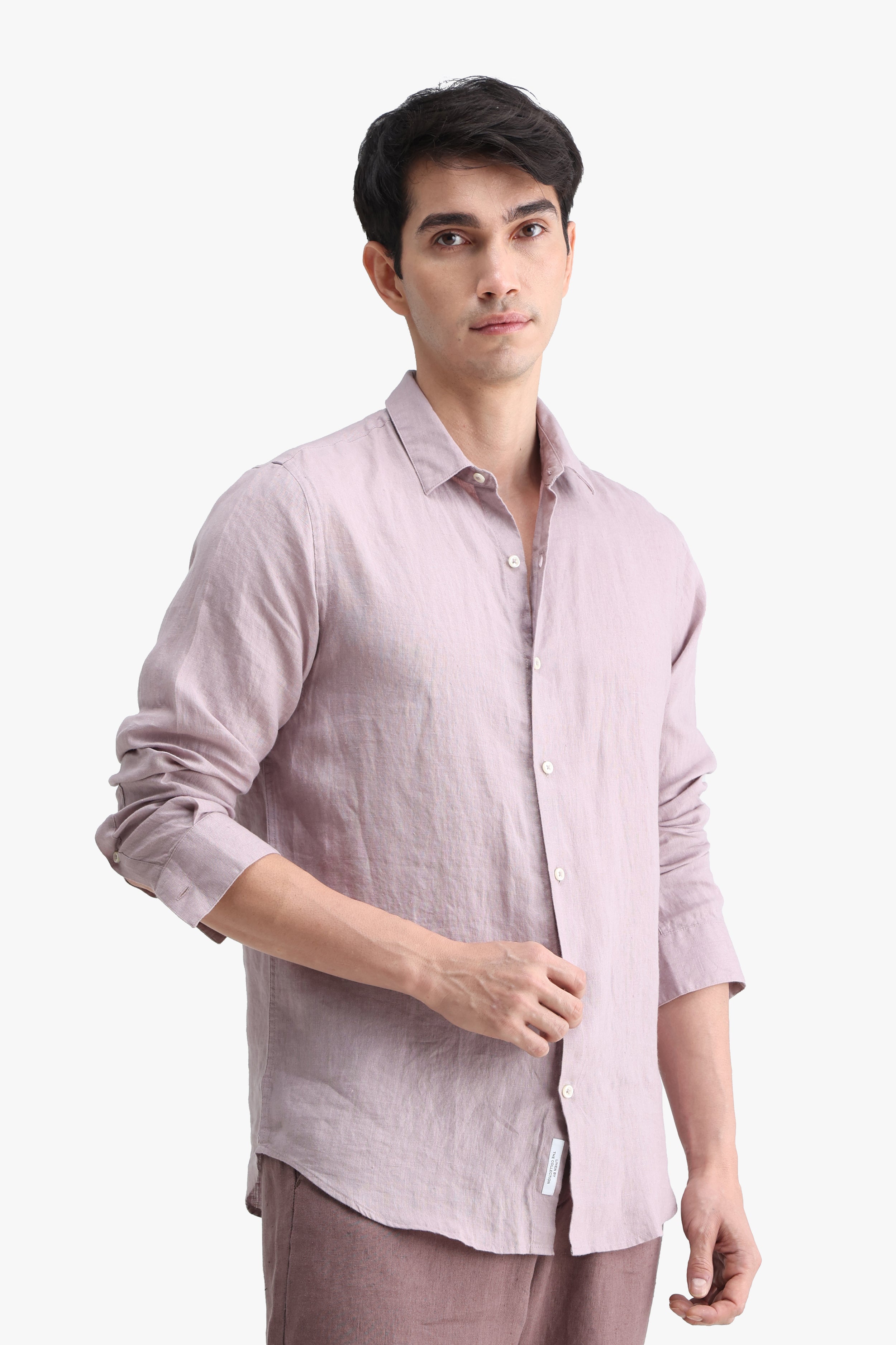 100% PURE LINEN FULL SLEEVE SHIRT