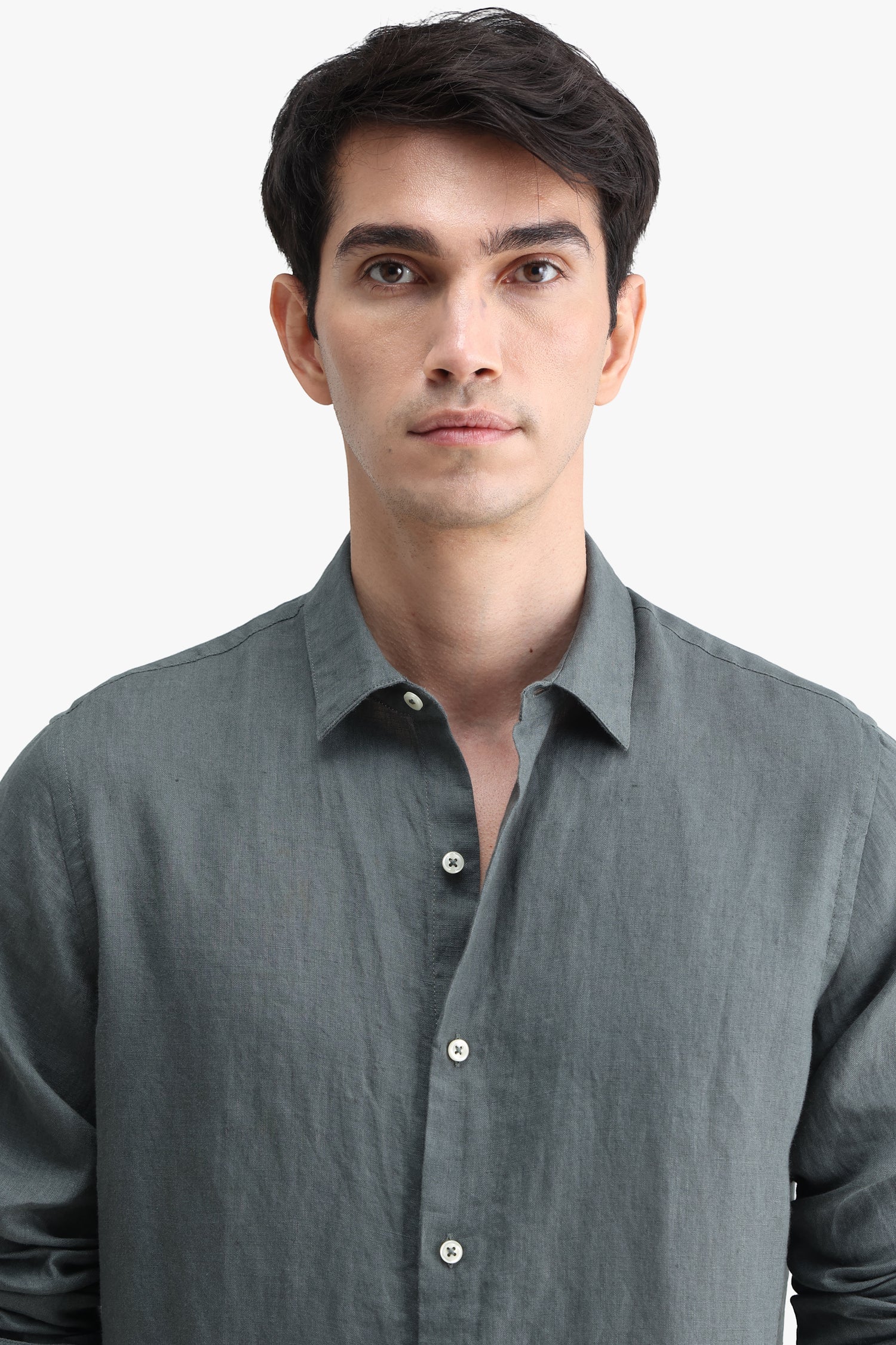 100% PURE LINEN FULL SLEEVE SHIRT
