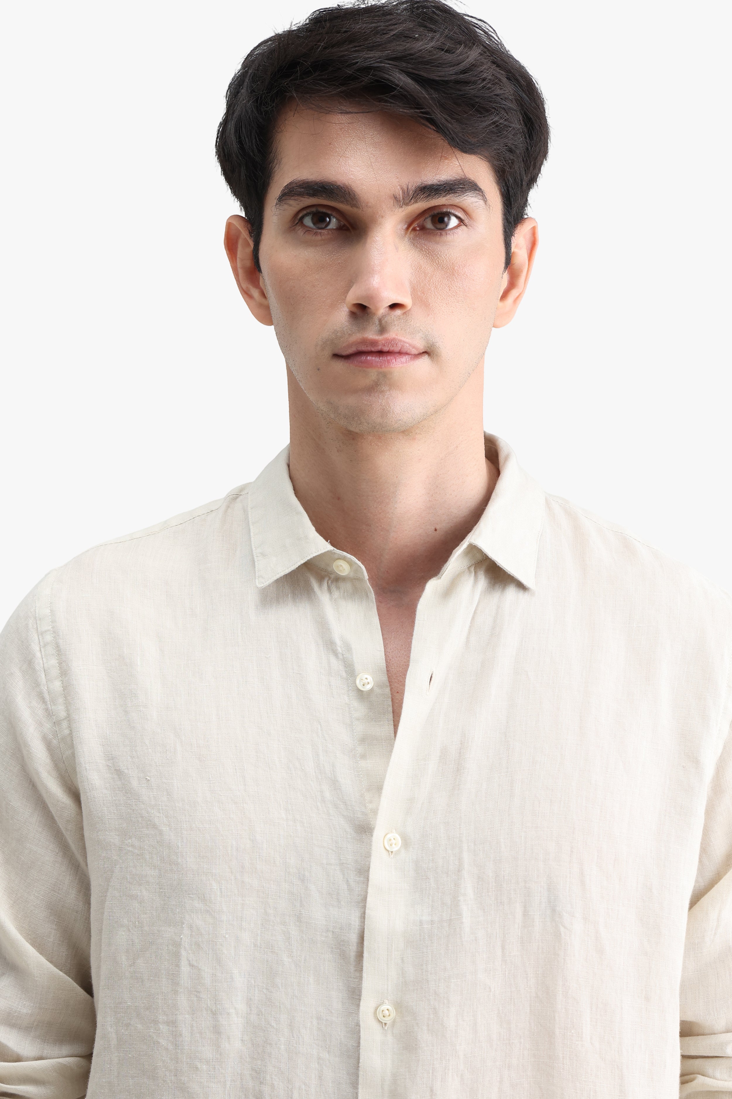 100% PURE LINEN FULL SLEEVE SHIRT