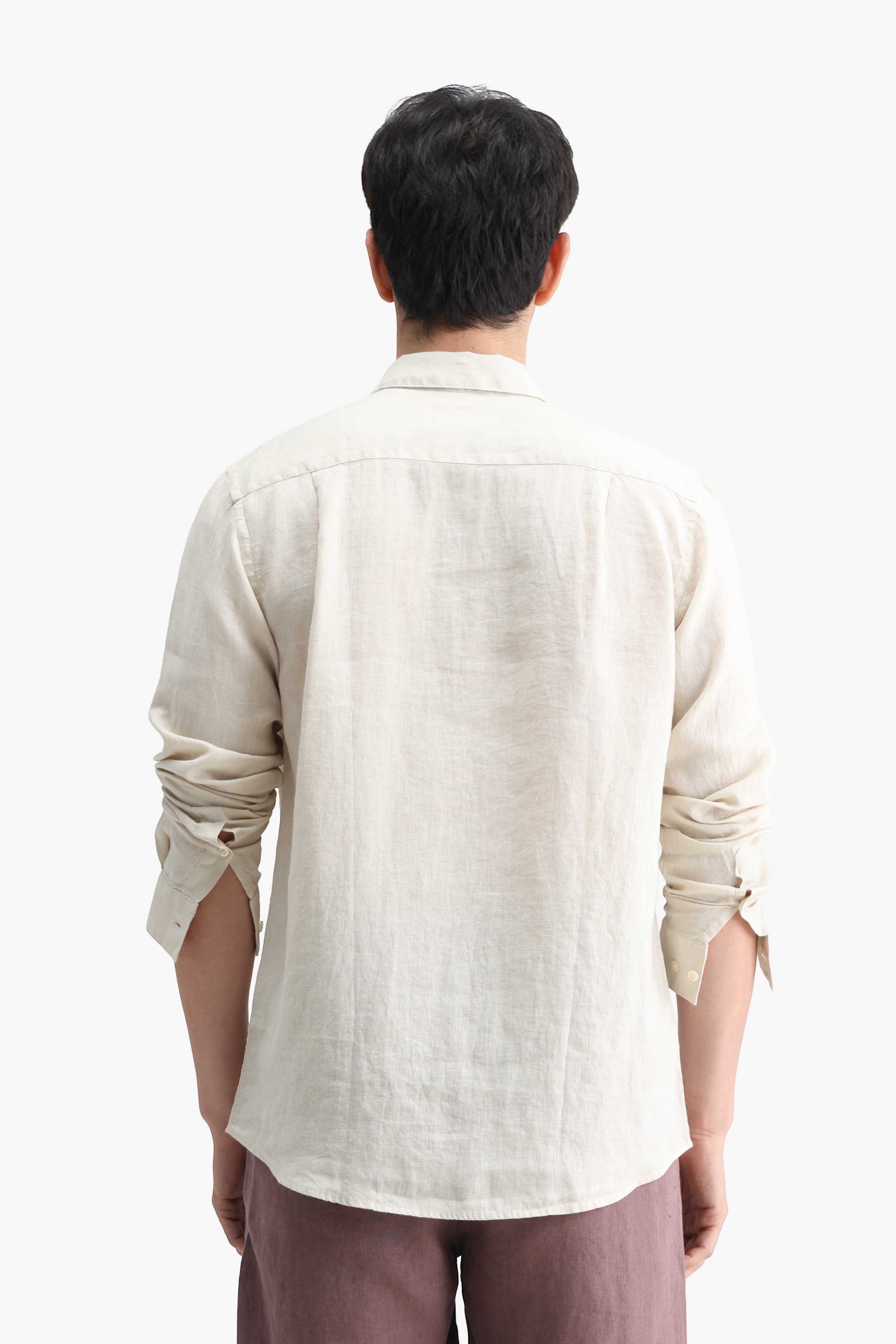 100% PURE LINEN FULL SLEEVE SHIRT