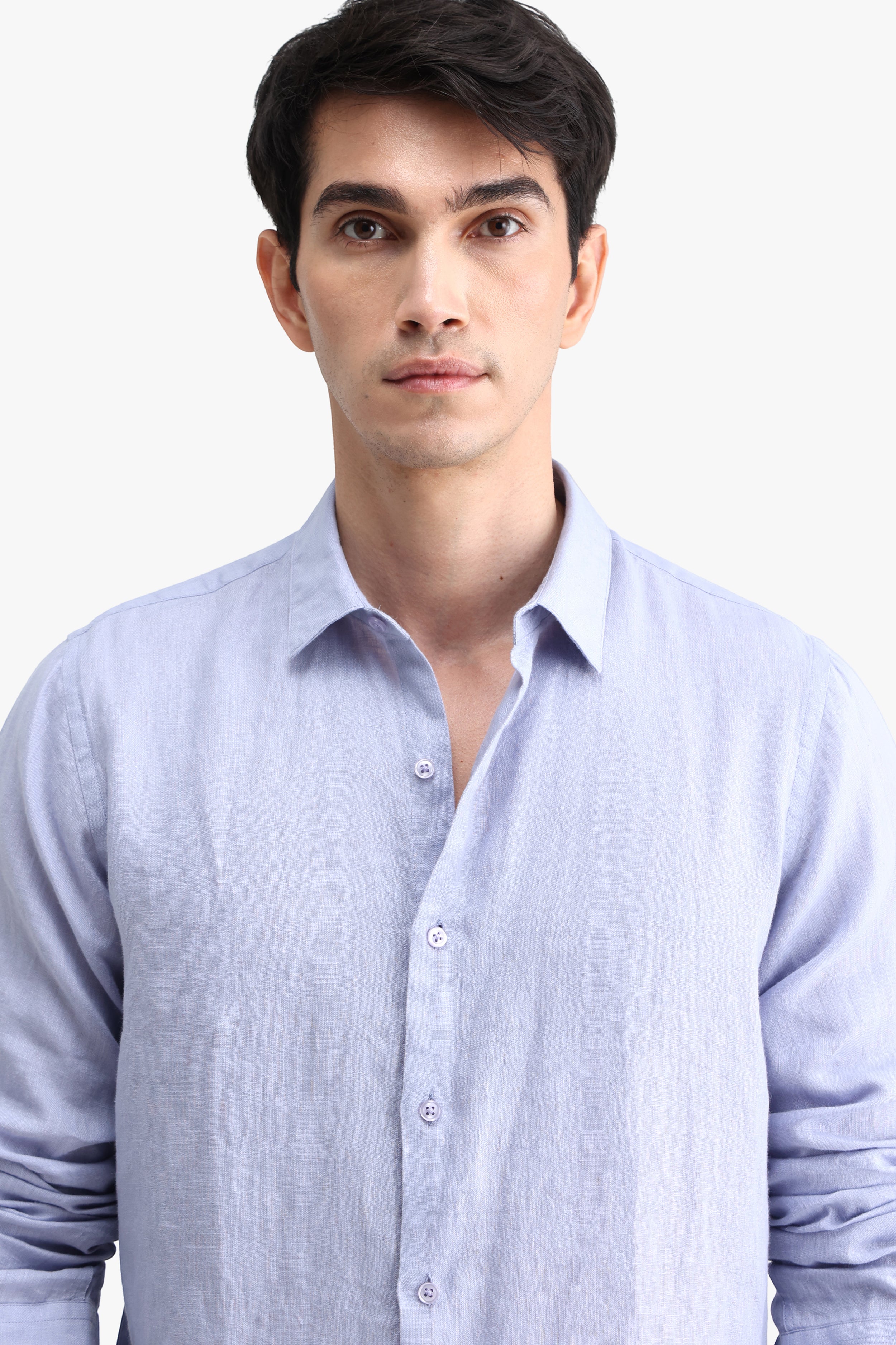 100% PURE LINEN FULL SLEEVE SHIRT