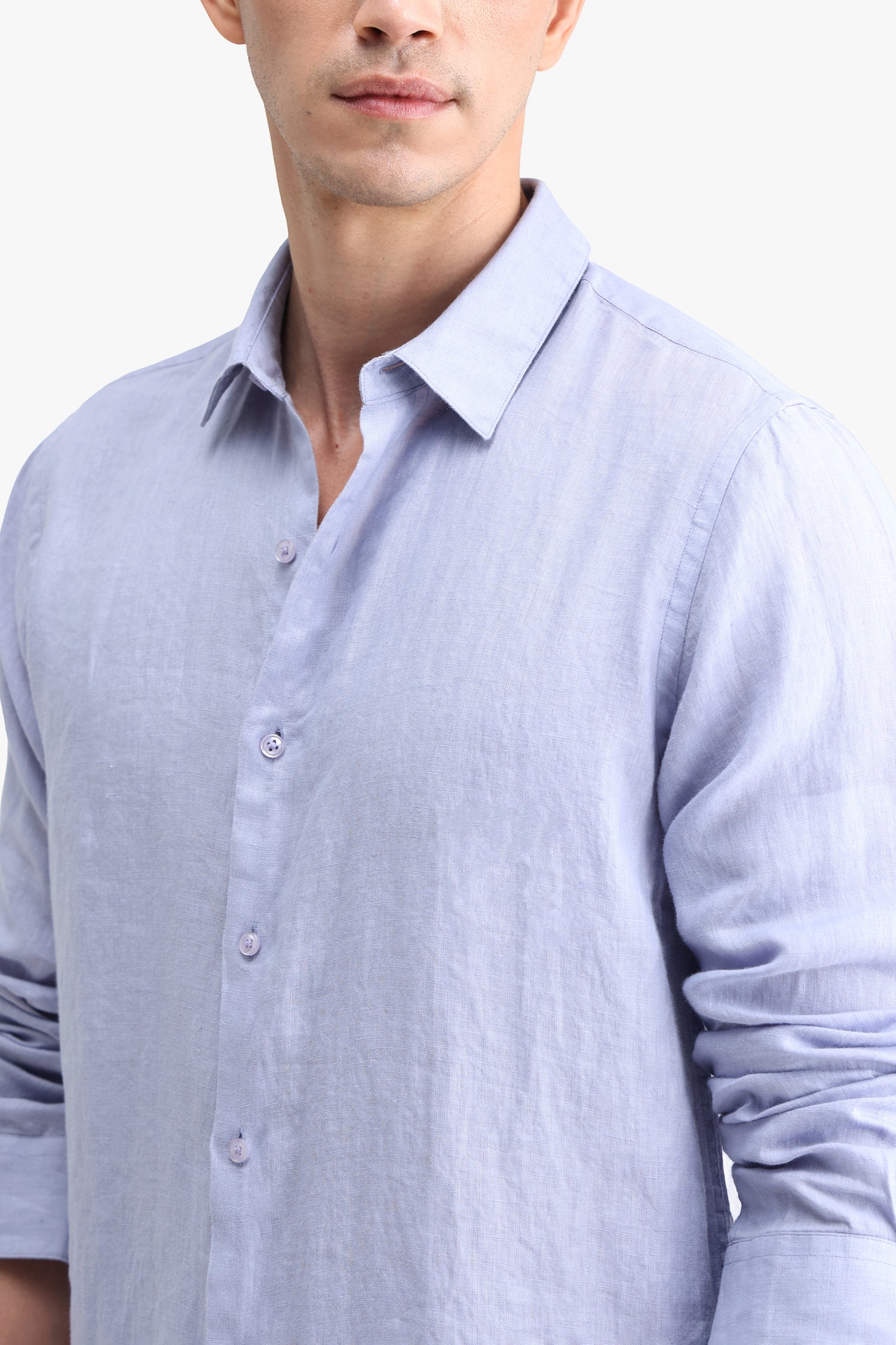 100% PURE LINEN FULL SLEEVE SHIRT