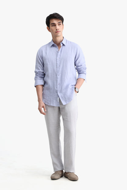 100% PURE LINEN FULL SLEEVE SHIRT