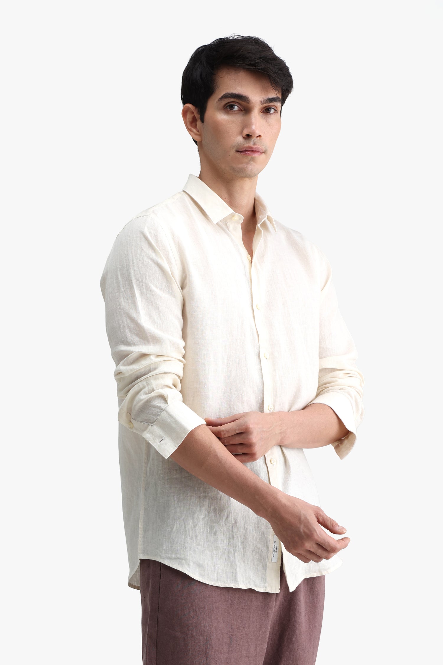 100% PURE LINEN FULL SLEEVE SHIRT