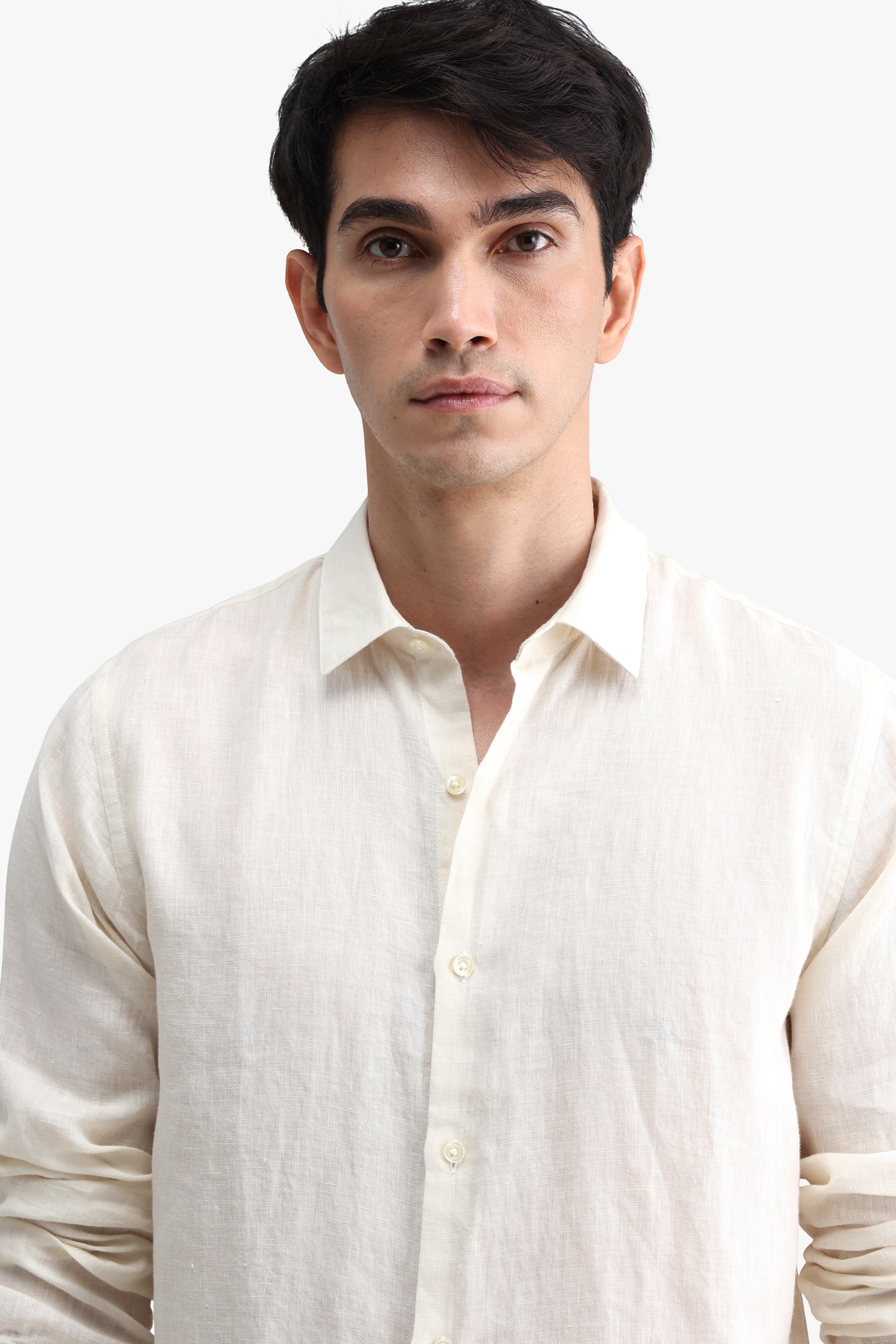 100% PURE LINEN FULL SLEEVE SHIRT