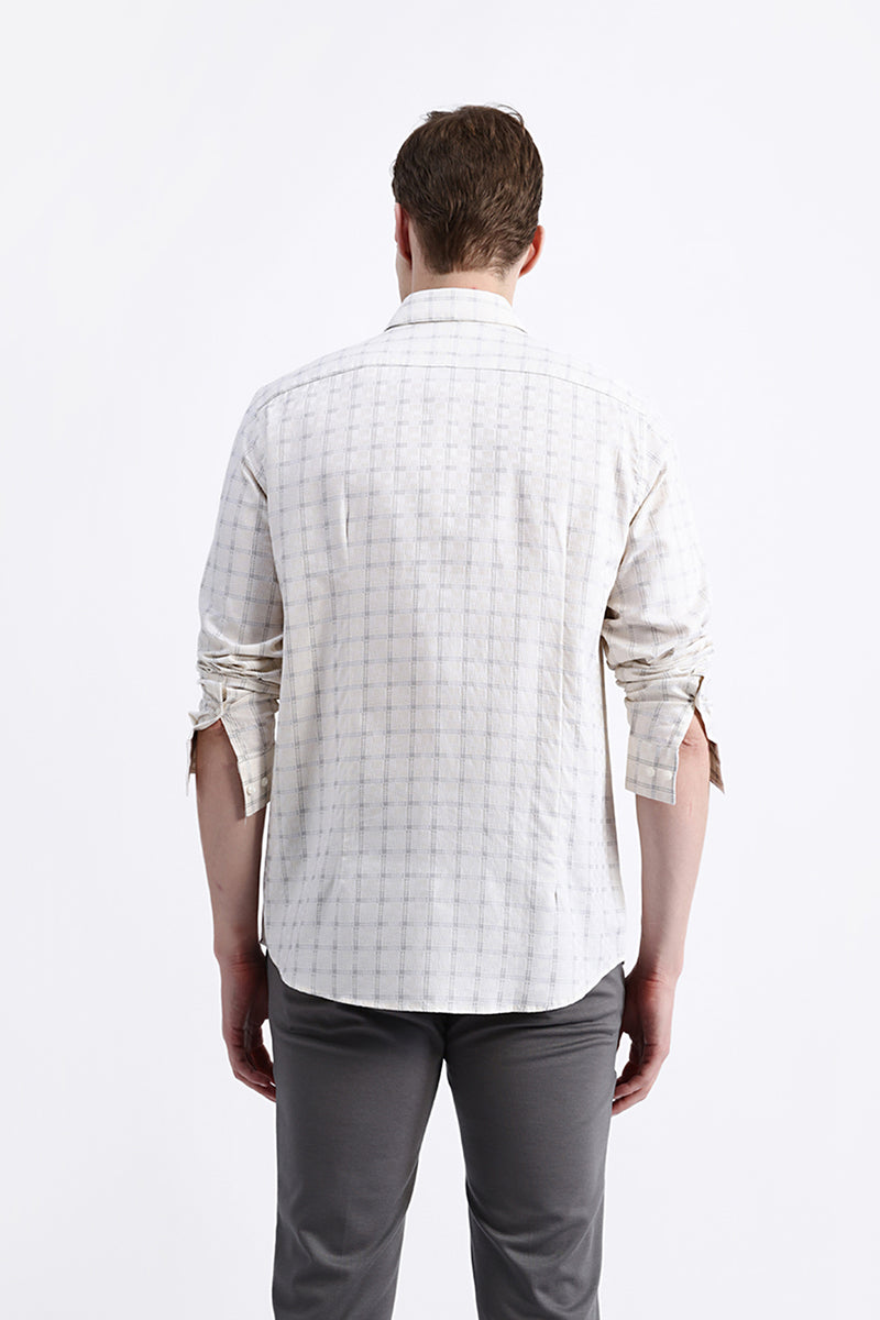 FULL SLEEVES CHECKED SHIRT