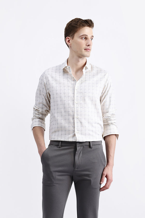 FULL SLEEVES CHECKED SHIRT