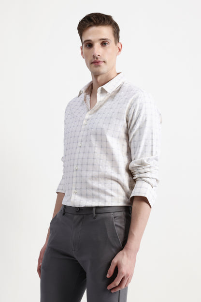 FULL SLEEVES CHECKED SHIRT