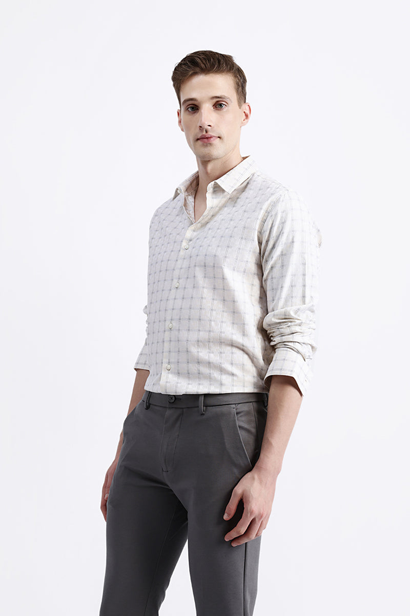 FULL SLEEVES CHECKED SHIRT