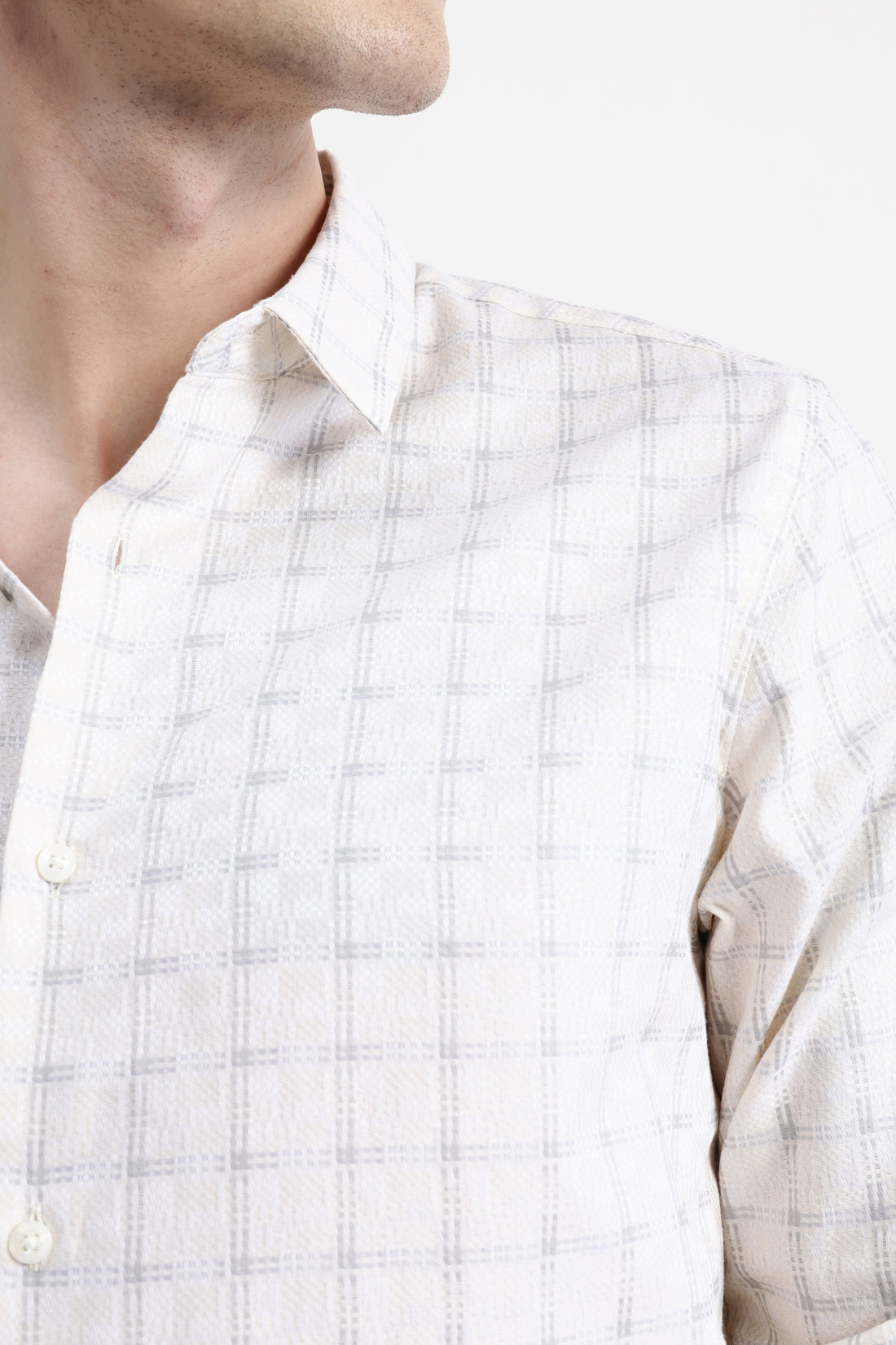 FULL SLEEVES CHECKED SHIRT