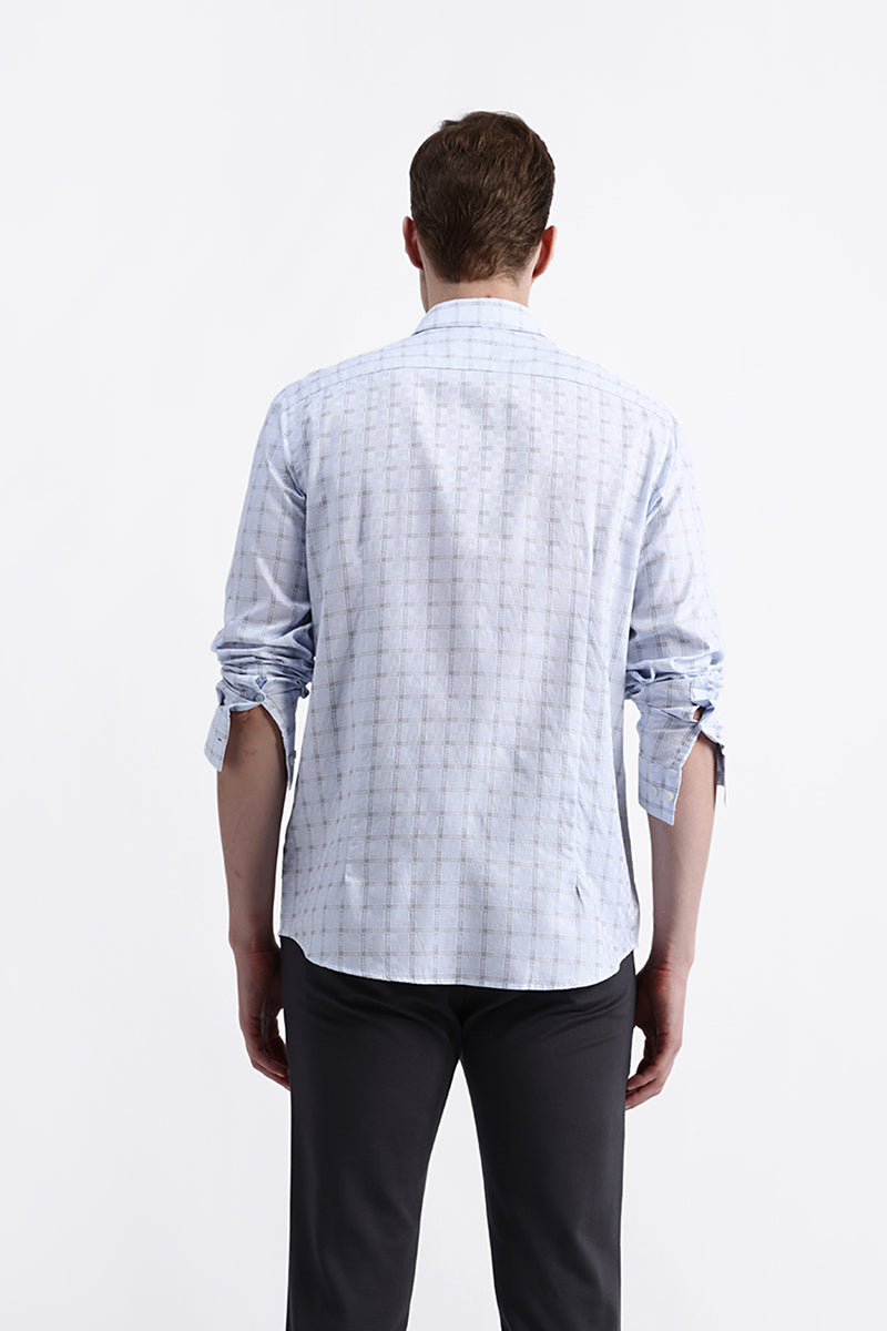 FULL SLEEVES CHECKED SHIRT
