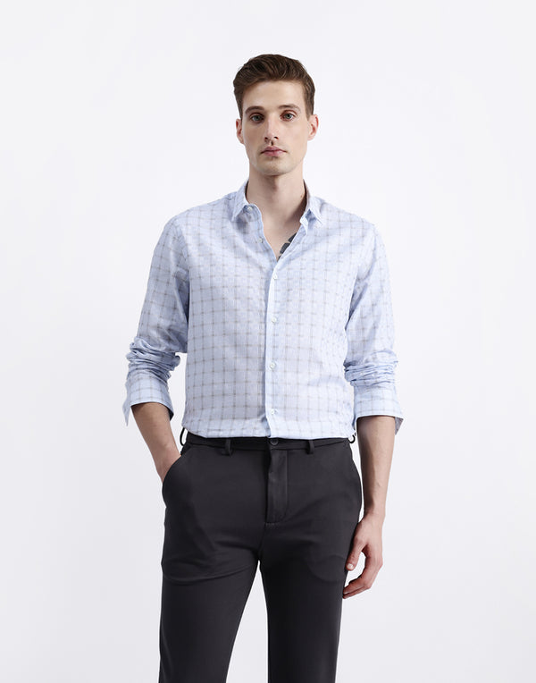 FULL SLEEVES CHECKED SHIRT