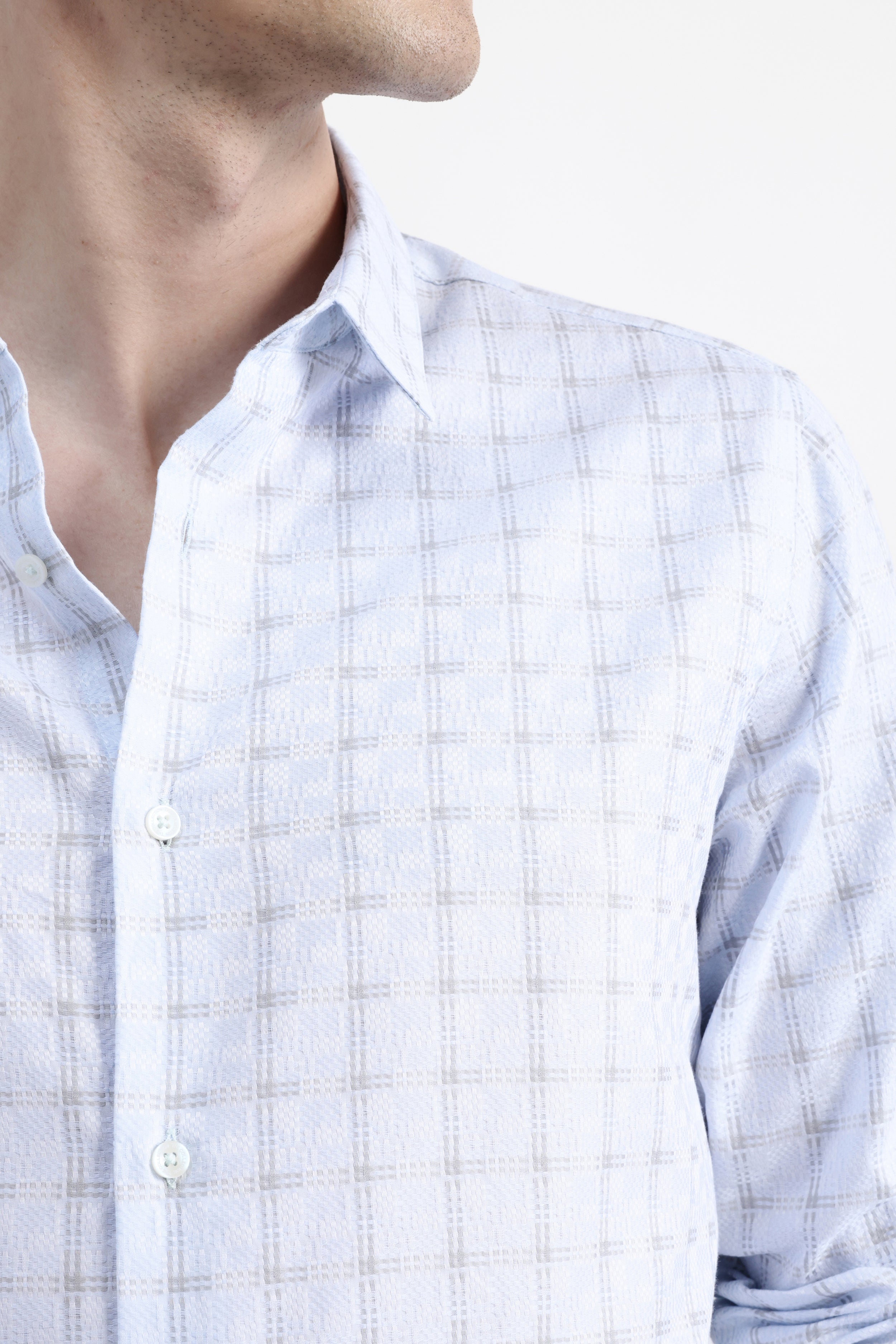 FULL SLEEVES CHECKED SHIRT