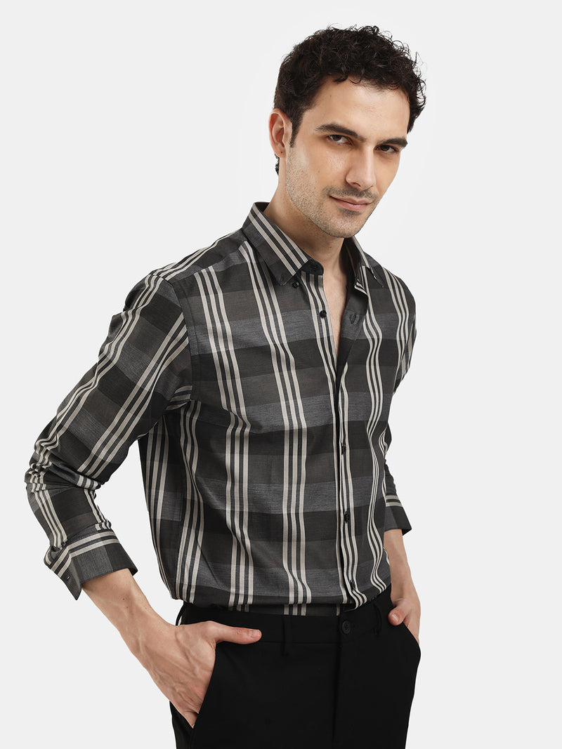 CHECKED FULL SLEEVES SHIRT