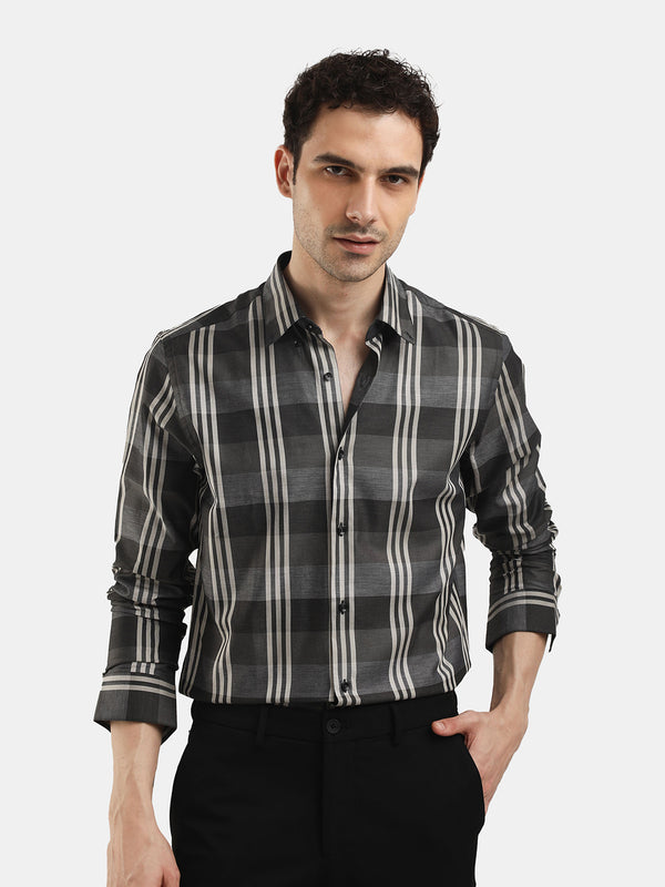 CHECKED FULL SLEEVES SHIRT