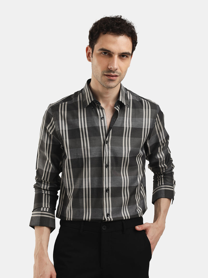 CHECKED FULL SLEEVES SHIRT