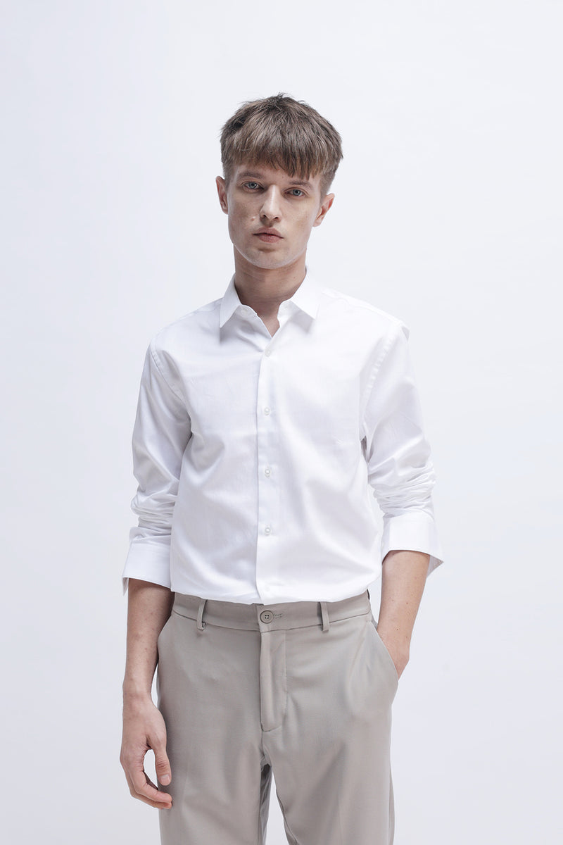 SLIM FIT TEXTURED SHIRT