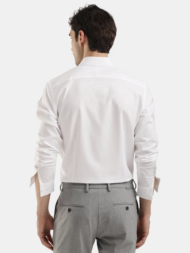 PLAIN DOBBY JACQUARD SHIRT