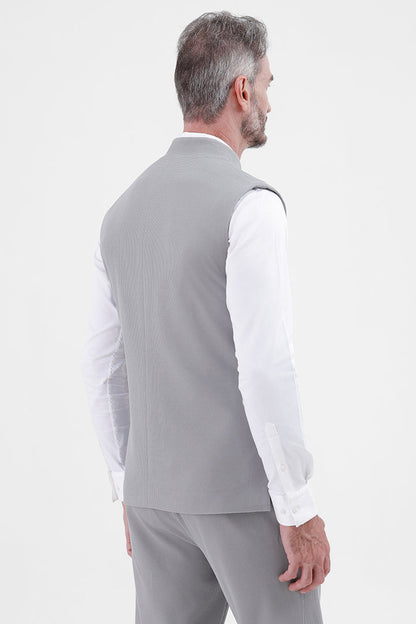 BLUE STRETCH WAISTCOAT