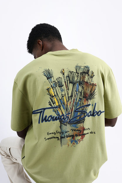 GRAPHIC BACKPRINT OVERSIZED TEES