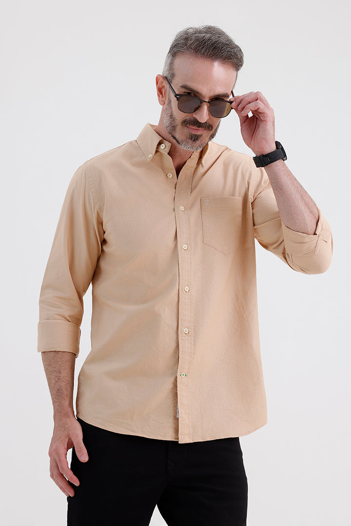 HAZELNUT OXFORD SHIRT