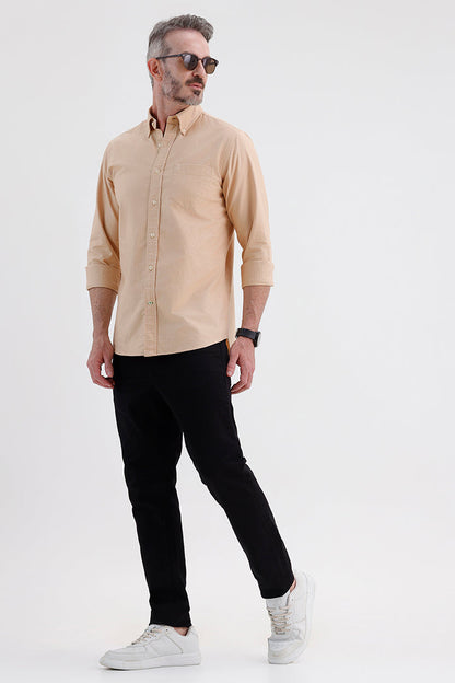 HAZELNUT OXFORD SHIRT