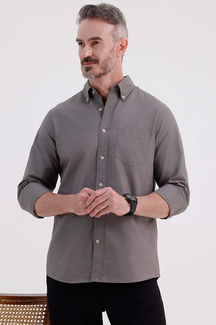 PEWTER OXFORD SHIRT