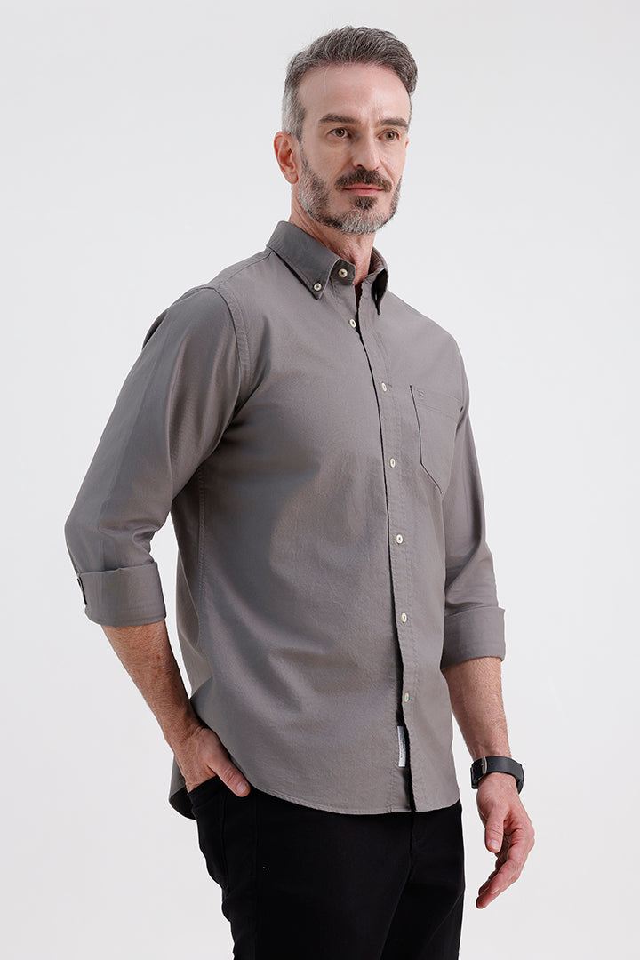 PEWTER OXFORD SHIRT