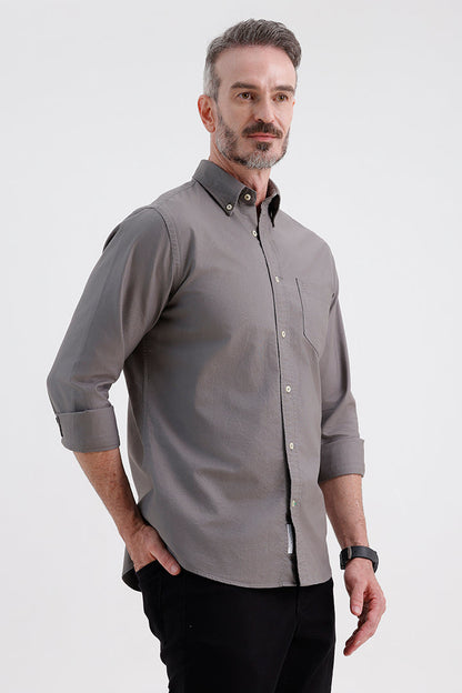 PEWTER OXFORD SHIRT