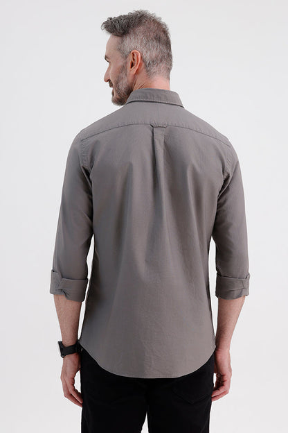 PEWTER OXFORD SHIRT