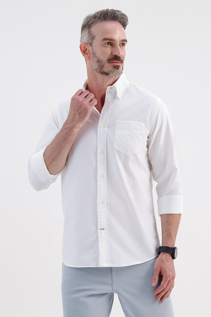 WHITE OXFORD SHIRT