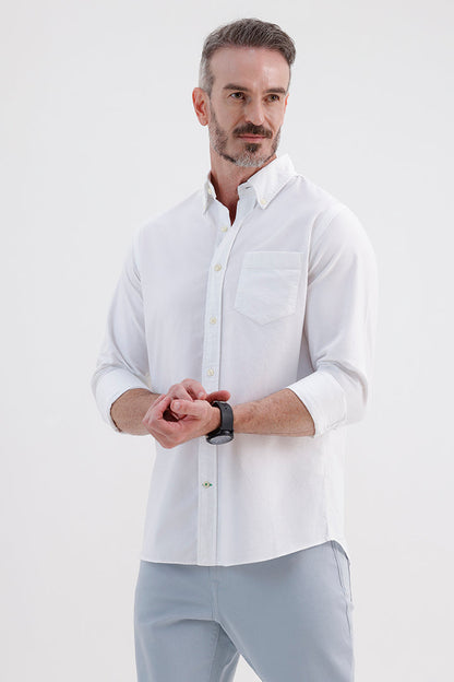 WHITE OXFORD SHIRT