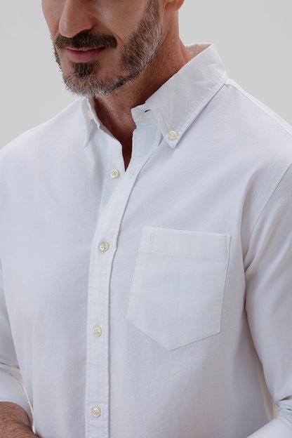 WHITE OXFORD SHIRT