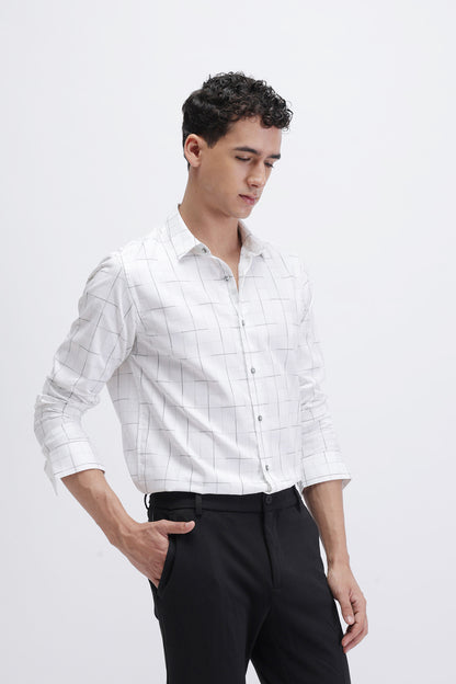 FULL SLEEVES CHECKED SHIRT