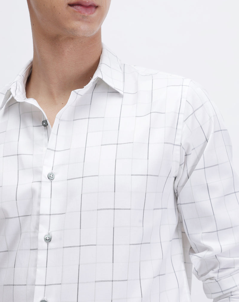 SLIM FIT CHECKED SHIRT