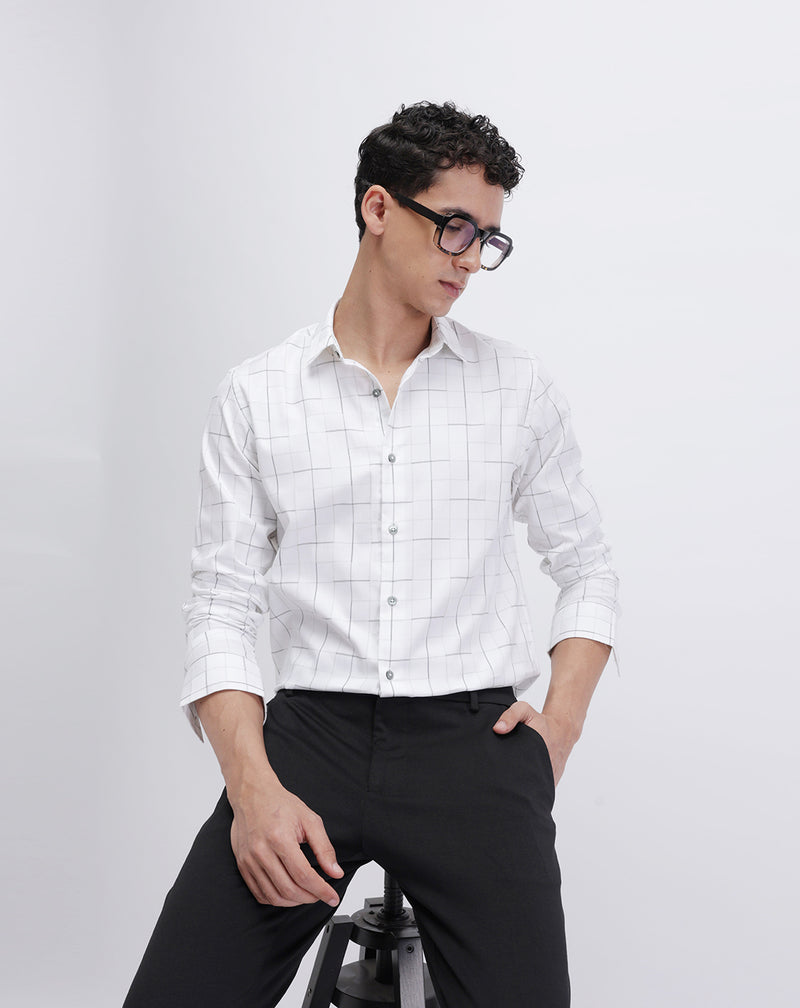 SLIM FIT CHECKED SHIRT