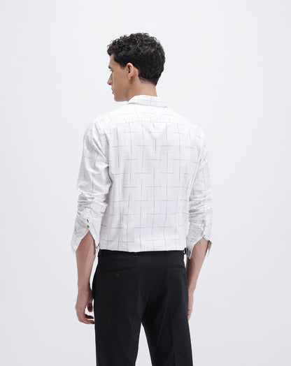 SLIM FIT CHECKED SHIRT