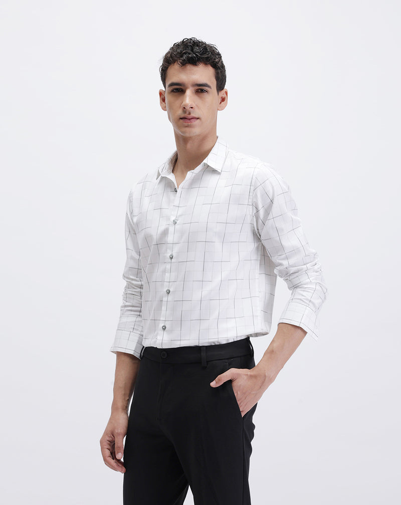 SLIM FIT CHECKED SHIRT