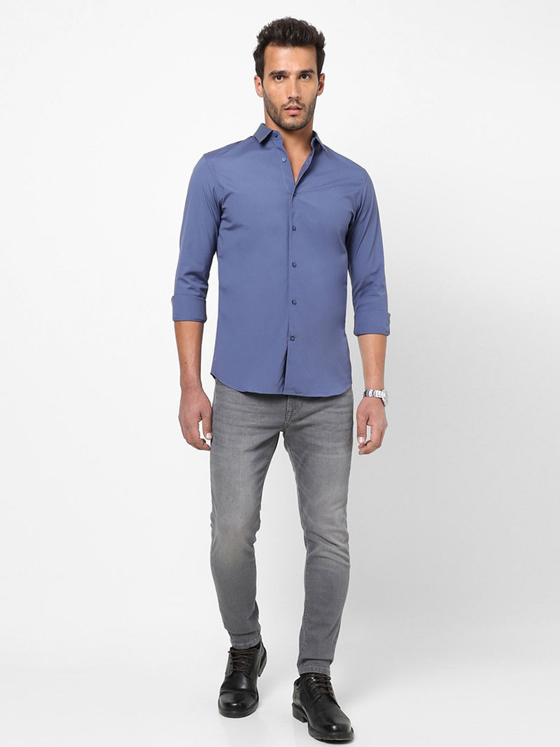 Men's Blue Indigo Shirt