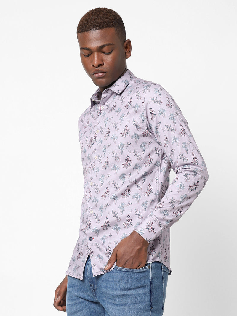 Men's Thistle Violet Printed Shirt