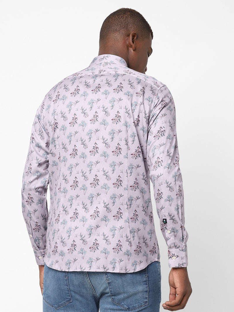 Men's Thistle Violet Printed Shirt